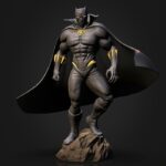 Black Panther statue Marvel Wakanda suit