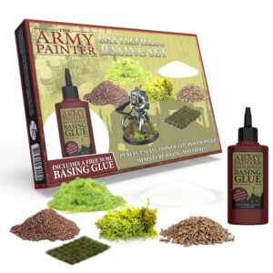 The Army Painter Battlefields Basing Set materials and glue