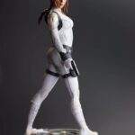 Black Widow statue Marvel white suit Natasha