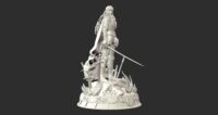 griffith-the-white-hawk-berserk-3d-print-statue-3d-model-obj-stl (3)