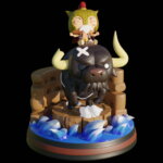 Luffy Diorama Funko Pop Figure Lucy UCY Supersized