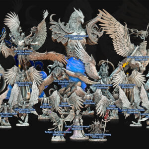 Dungeons and Dragons miniatures – Astral Court