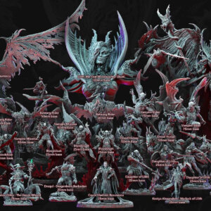 Dungeons and Dragons miniatures – Bloodright Red Reign
