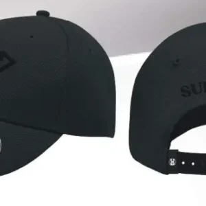 Superman Logo Black Baseball Cap