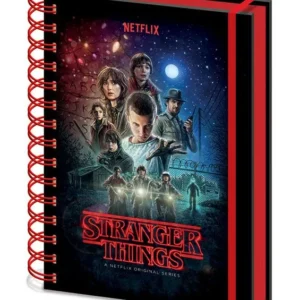 Stranger Things One Sheet Notebook A5