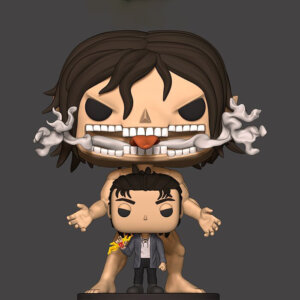Eren Yeager custom Pop Diorama με Attack Titan από Attack on Titan
