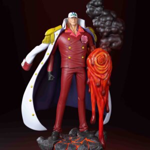 Akainu lava fist statue