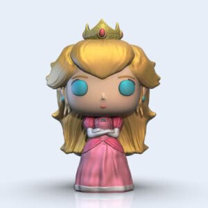 Princess Peach Funko Pop Figure Royal Grace