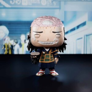 Kenjaku Geto Custom Pop fan art με εγκέφαλο και σκοτεινή έκφραση από το Jujutsu Kaisen