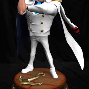 Garp Navy Hero Statue