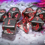 Chessex Translucent Smoke Red Polyhedral Dice Set