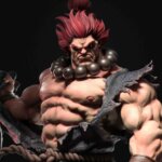 Akuma statue Street Fighter
