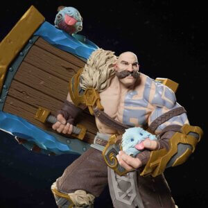 braum diorama league of legends diorama fan art