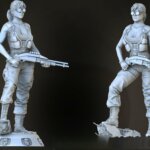 Sarah Connor statue Terminator