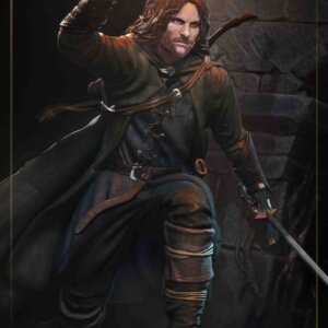 Aragorn diorama statue Lord of the Rings