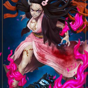 Nezuko Awakened Demon Form Statue
