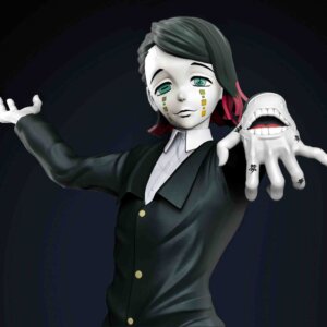 Enmu Demon Slayer statue fan art