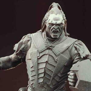 Lurtz Uruk-hai statue Lord of the Rings
