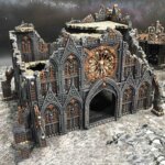 Demon Cathedral Bundle and Ruins D&D miniature terrain PLA+ printed