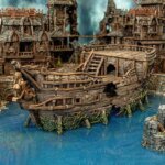 Shipwreck Siren D&D miniature terrain PLA+ printed