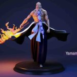 Yamamoto statue/φιγούρα Bleach