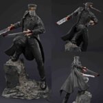 Katana Man statue φιγούρα