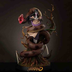 Orochimaru statue Naruto Shippuden fan art