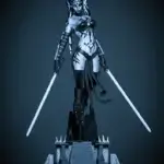 Darth Talon statue Star Wars Sith fan art 3D printed figure