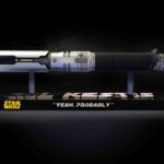 Cal Kestis lightsaber Star Wars Jedi Survivor display sculpture