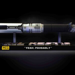 Cal Kestis lightsaber Star Wars Jedi Survivor display sculpture